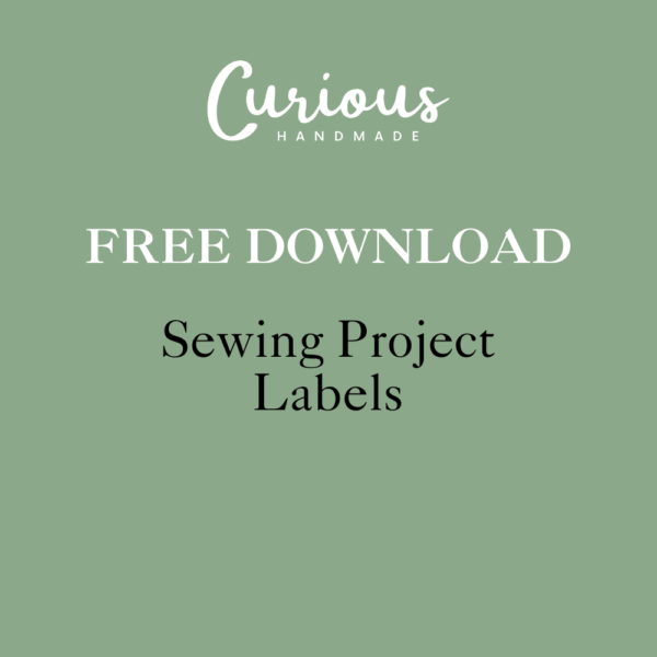 Sewing Project Label free download