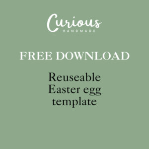 Reusable Easter Egg Template