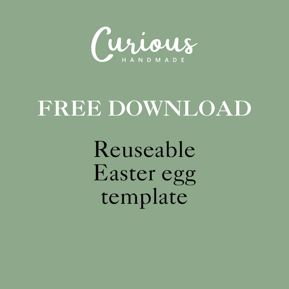 Reusable Easter Egg Template