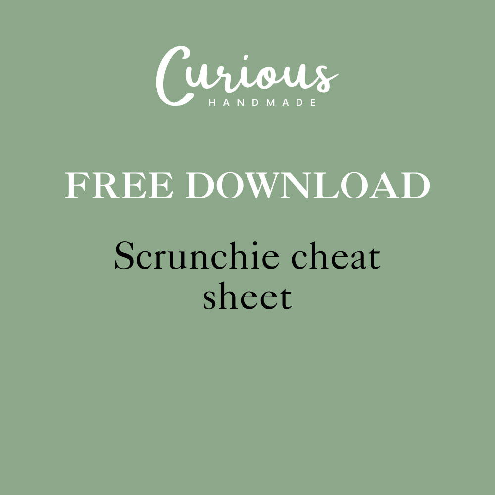Scrunchie Cheat Sheet